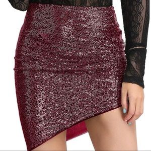 Women’s Sequin Mini Skirt Small